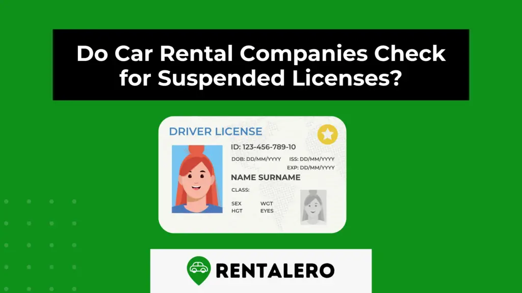 Can U Rent A Car With A Suspended License